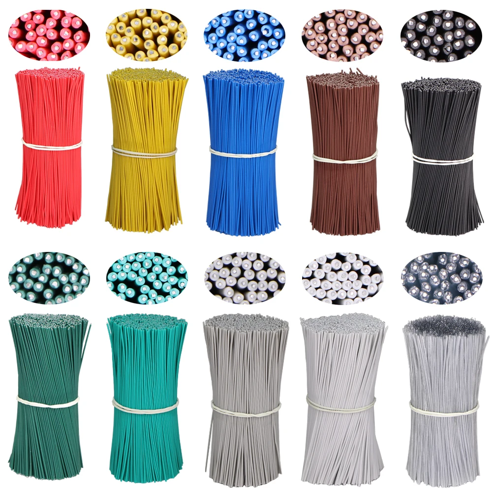 

100PCS Round Gardening Plastic Colorful Twist Ties with Iron Core Bendable Plant Training Wire Garden DIY Cage for Tomato Vines