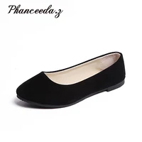 new 2020 new spring shoes women flats top quality flat shoes european style loafers round toe casual shoes plus size 7 10