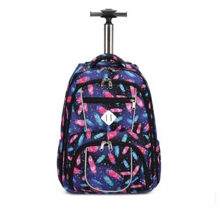 Детские рюкзаки на колесиках 18 дюймов школьные сумки-тележки для подростков |