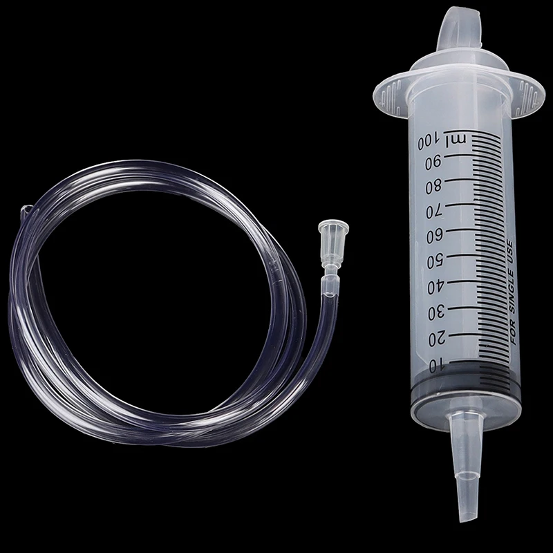 

1 Set 100ml Plastic Nutrient Syringe Hydroponic Clear Tube Disposable Sampler Injector For Nutrient Hydroponics Home Tools