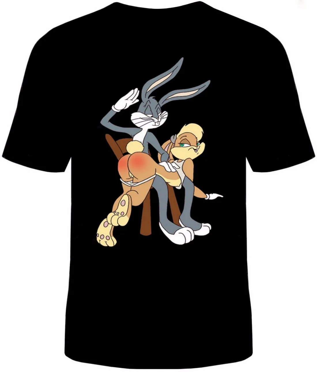 Bugs Bunny And Lola топы футболка Looney ttes для мужчин и женщин новинка хлопковая