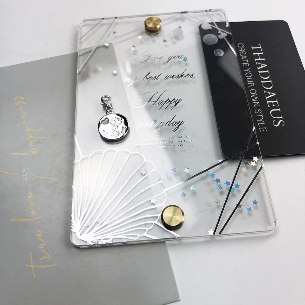 Женский браслет из серебра 2019 пробы с подвеской|Ювелирные шармы| |