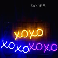 neon led sign custom xoxo led light party flex transparent acrylic oh baby neon light sign wedding party atmosphere decoration