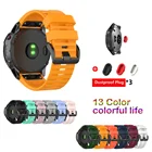 Ремешок для наручных часов Garmin Fenix 6 6X Pro 5X 5 Plus 3HR, быстросъемный силиконовый браслет для Forerunner 935 945, 22 26 мм
