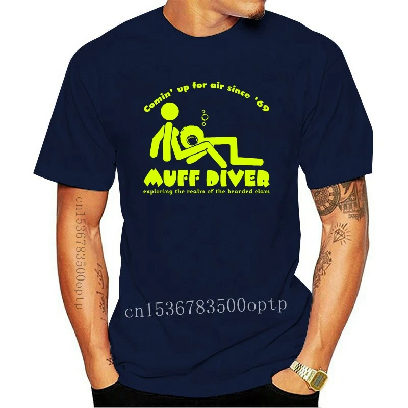 

Новинка, забавная футболка Muff Diver Beaver Eater для сексуальных игр, шуток, вечеринок