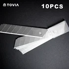 TOVIA 18mm25mm Original Blade SK5 Steel Segmented Blade Knife Heavy Duty Refillable Blade 10pcs for Utility Knife