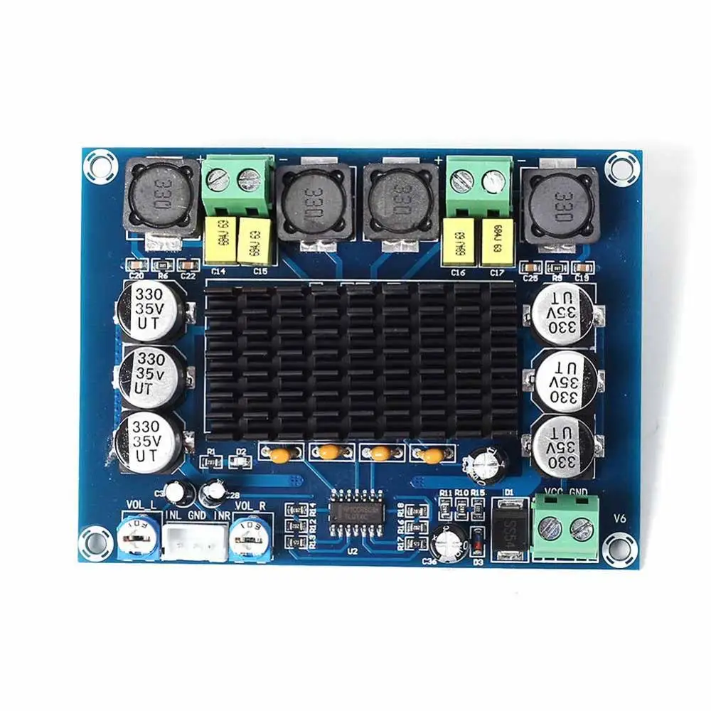 Двухканальная цифровая плата усилителя мощности высокой TPA3116D2 2x120 Вт XH M543