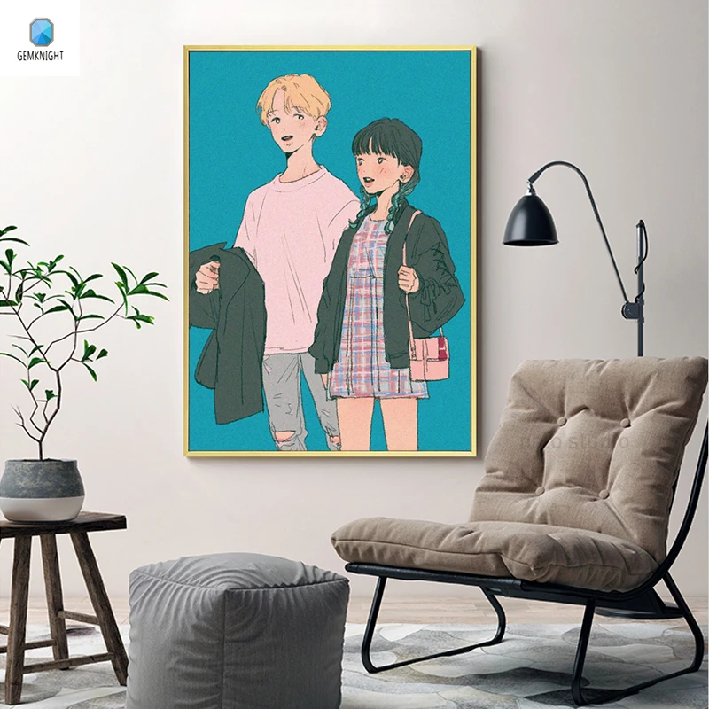 

Раскраска по номерам для любителей Модульная картина мультяшный постер цифровая Раскраска по номерам в подарок любимому человеку