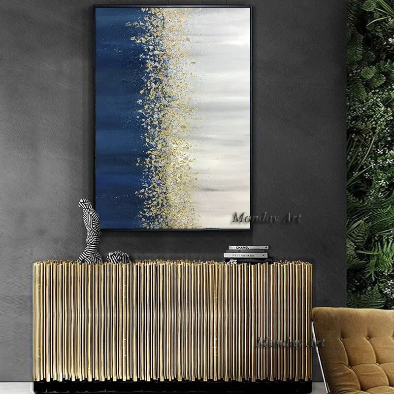 100% ручная роспись абстрактный современный Мечтательный цвет холст картина