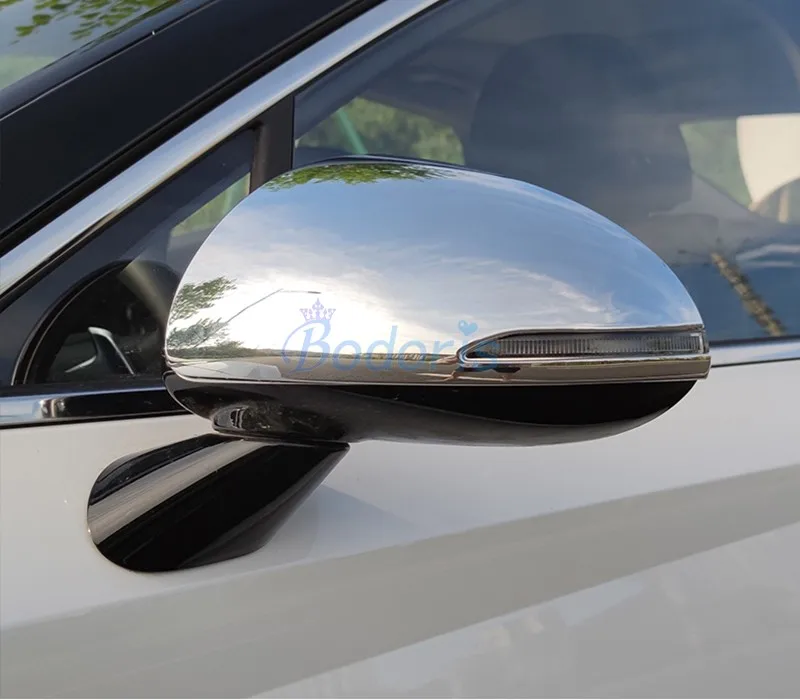 

For Hyundai Sonata 2020 2021 Side Mirror Cover Door Rearview Caps Rear View Shells Overlay Panel Chrome Auto Accessories
