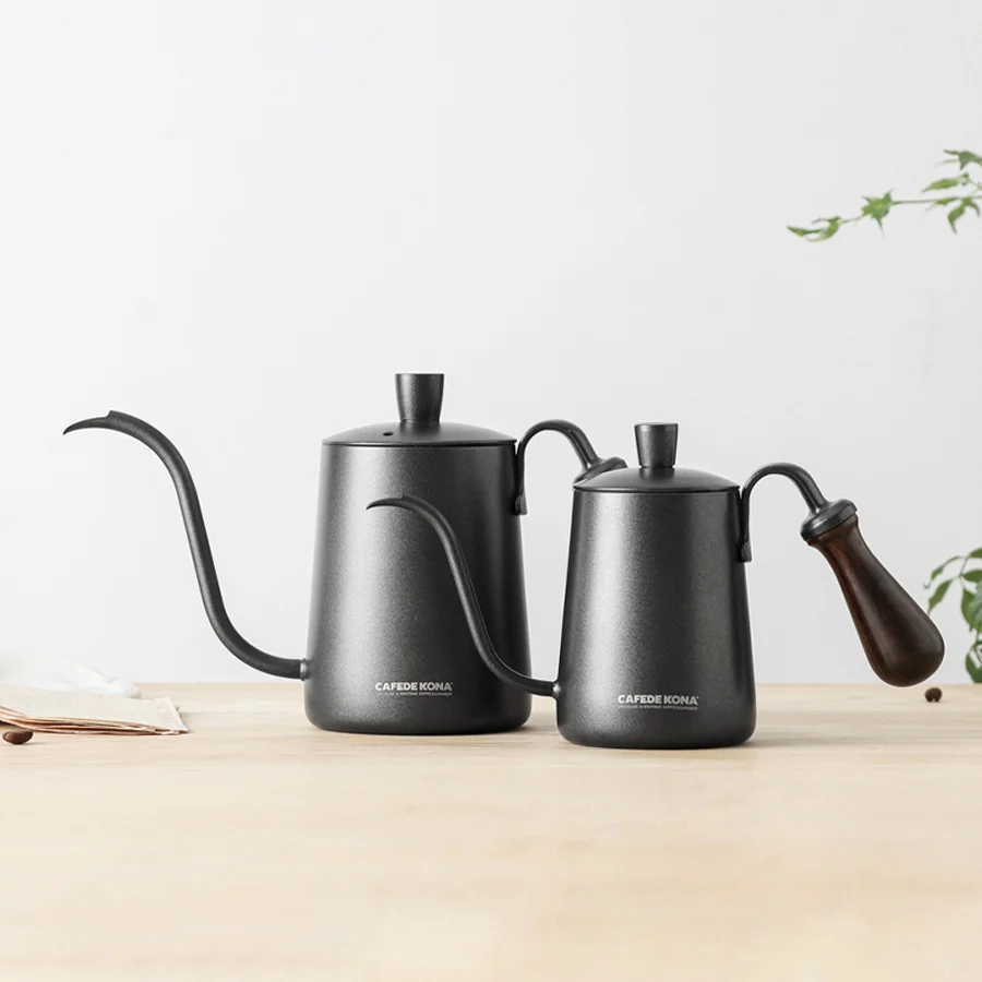 

Портативный капельный кофейник, чайник для эспрессо, ручной перфоратор, кофейник с изолированной ручкой, домашние товары для кафе, DG50CP