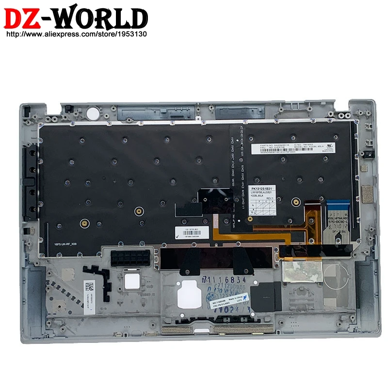 Comprar Cubierta Superior Con Reposamanos Con Teclado Retroiluminado Para Ordenador Portátil Lenovo Thinkpad X1, Generación De Carbono 5ª, Cubierta C, 01LV254, 01LX652, 01LX612