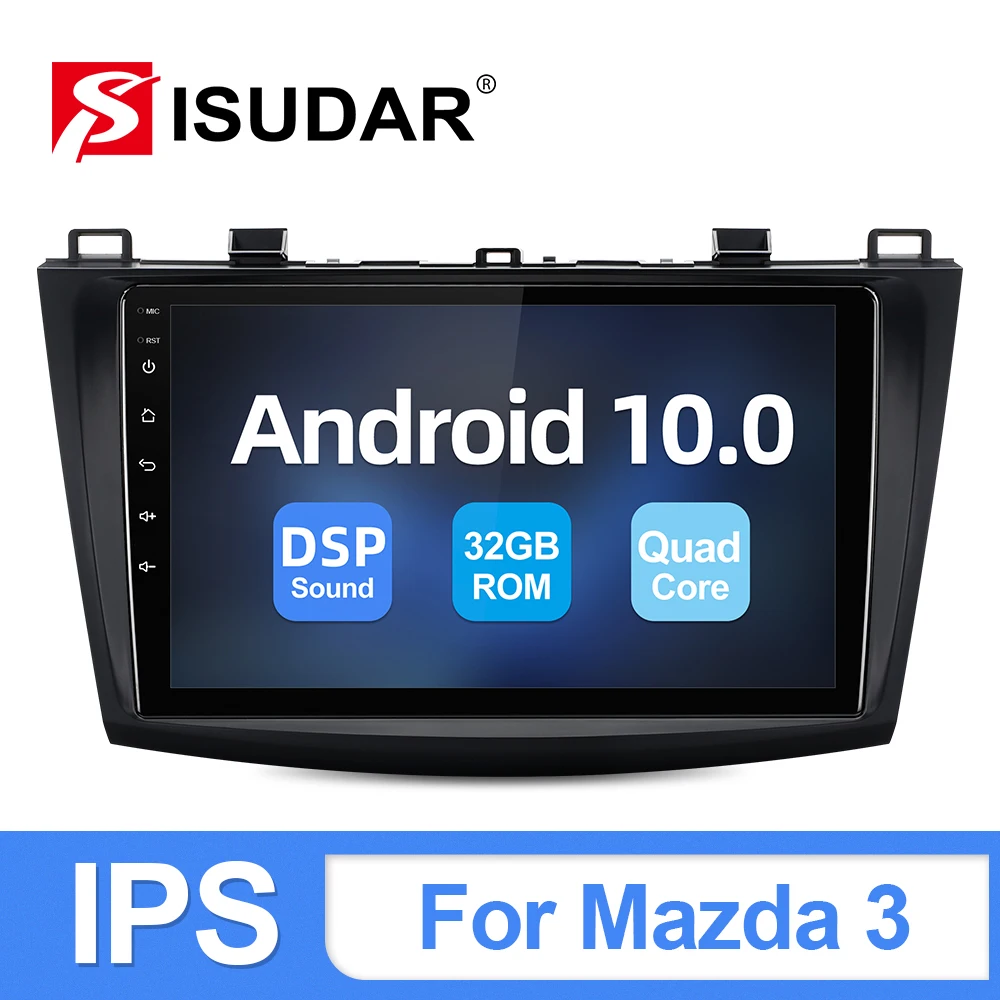 Автомобильный радиоприемник ISUDAR Android 10 для VW/Volkswagen/Passat B7 CC B6 GPS-навигация