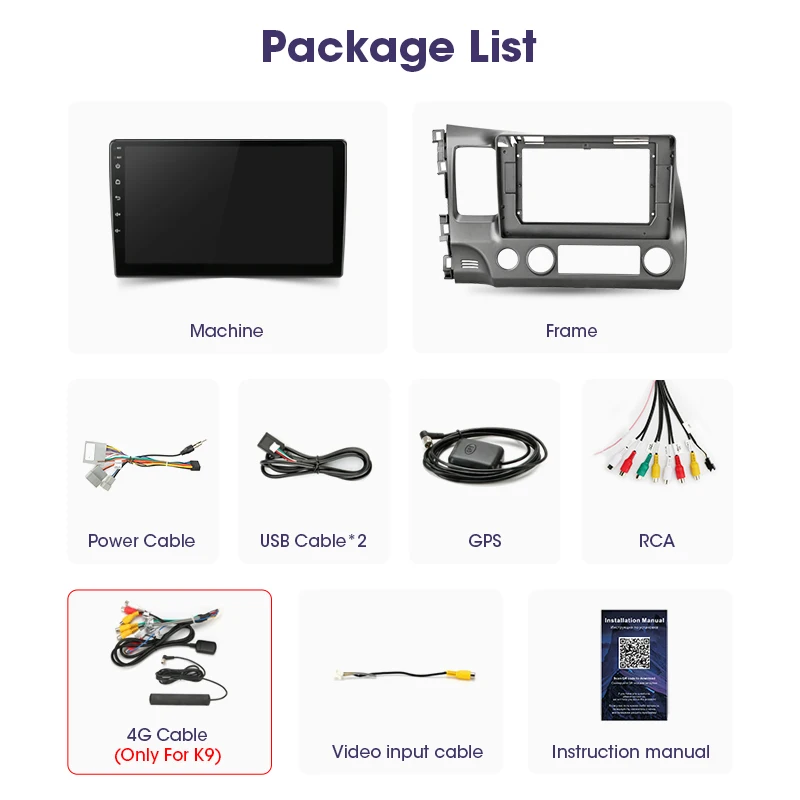 

Android 10.0 2 Din Car Stereo audio Radio for Honda Civic 2005-2012 Multimedia Video Touch Screen Player 4G Wifi Speaker MP5 DVD