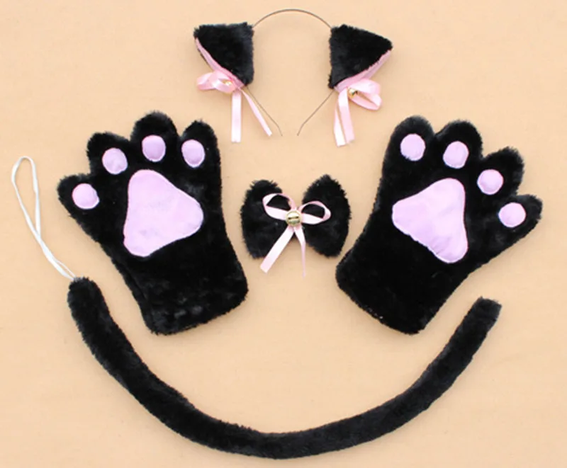 Повязка на голову с бантом для женщин и девушек аниме костюм горничной косплея |