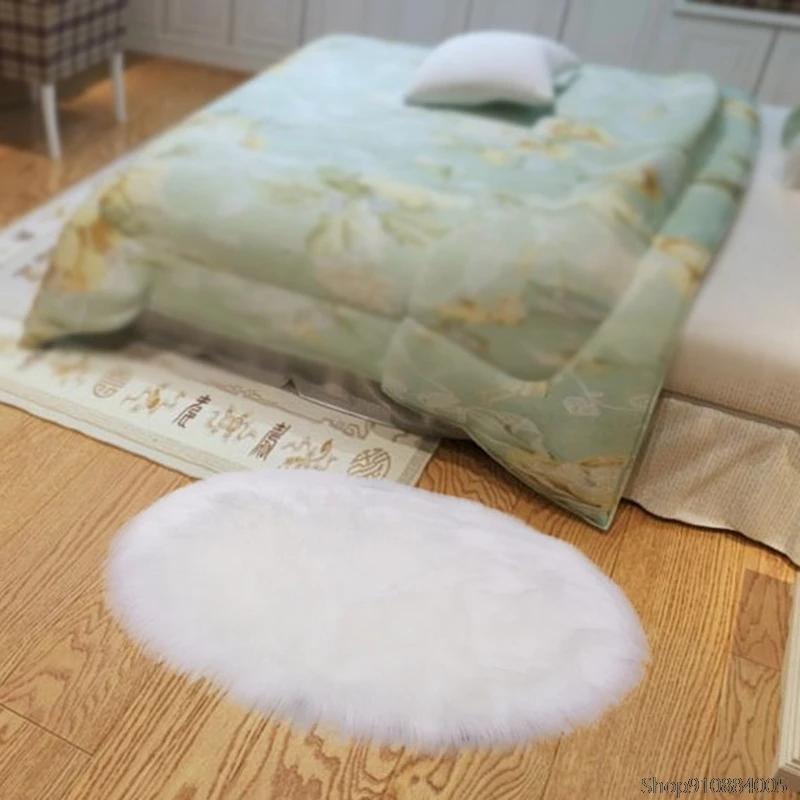 1 шт. Искусственная овчина ковры чехлы для стульев Спальня коврик искусственная