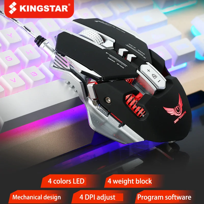 

G9 Gaming Mouse Wired USB DPI Adjustable Macro Programmable Mouse Gamer Optical Professional RGB Mause Game Mice For PC Computer