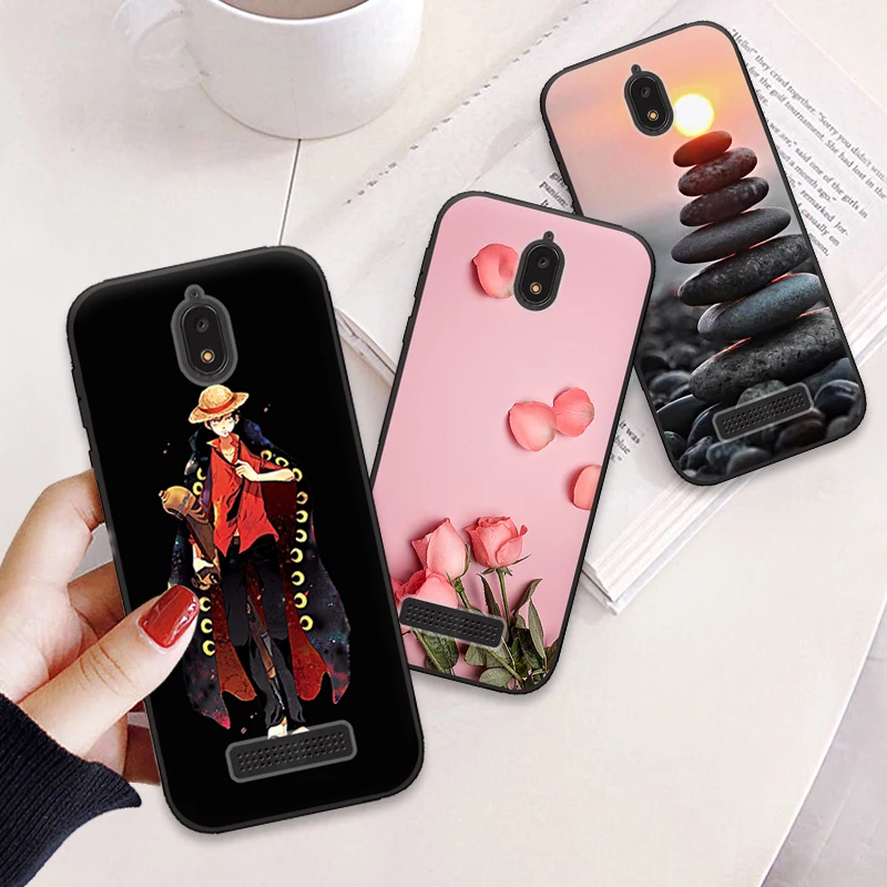 Чехол Funda для Blu View2 Модный черный силиконовый бампер ударопрочный чехол View 2