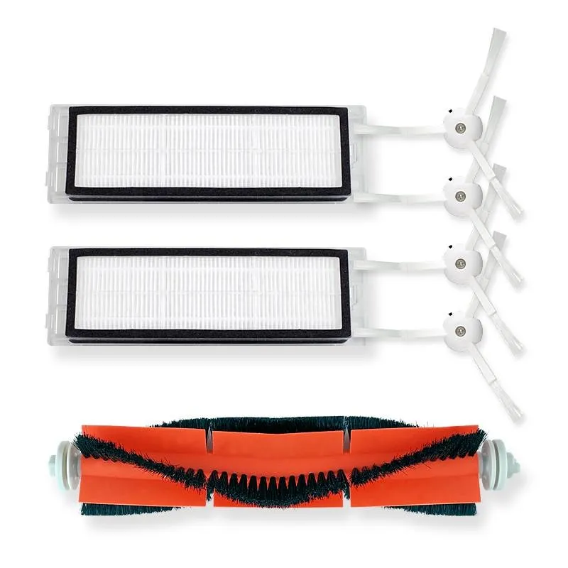 Robô Aspirador de pó Escova Principal Escovas Laterais Hepa Filtro para Xiaomi Skv4022gl Robô Aspirador de pó Peças Acessórios