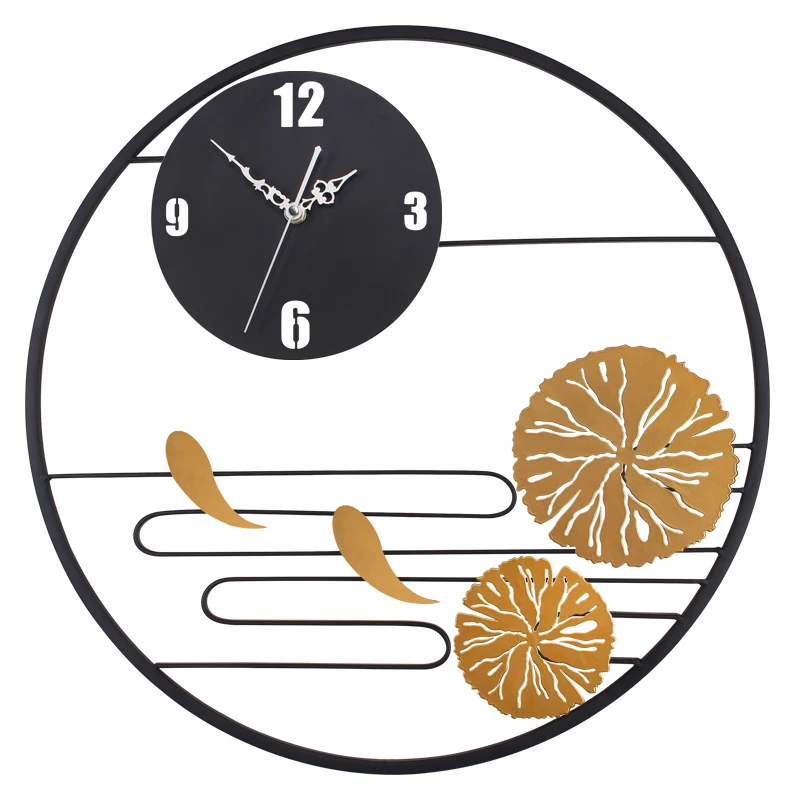 Nordic Vintage Wall Clock Silent Simple Classic Large Metal Creative Living Room Wand Klok Home Watch YY60WC | Дом и сад