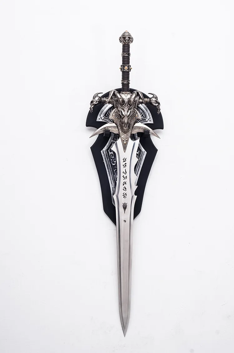 

[Металлическое изготовление] поделки 1:1 WOW Артас менетил меч Frostmourne модель из сплава игрушки для взрослых домашнее украшение Коллекционная м...