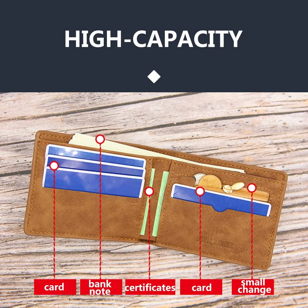 Новинка мужские кошельки маленькие тонкий кошелек с отделением для монет на