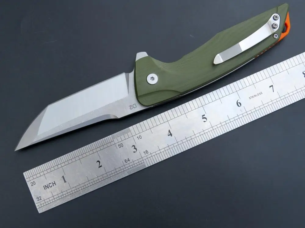 Зеленый Тактический складной нож Hokkido Eafengrow EF926 лезвие D2 + рукоятка G10 карманный