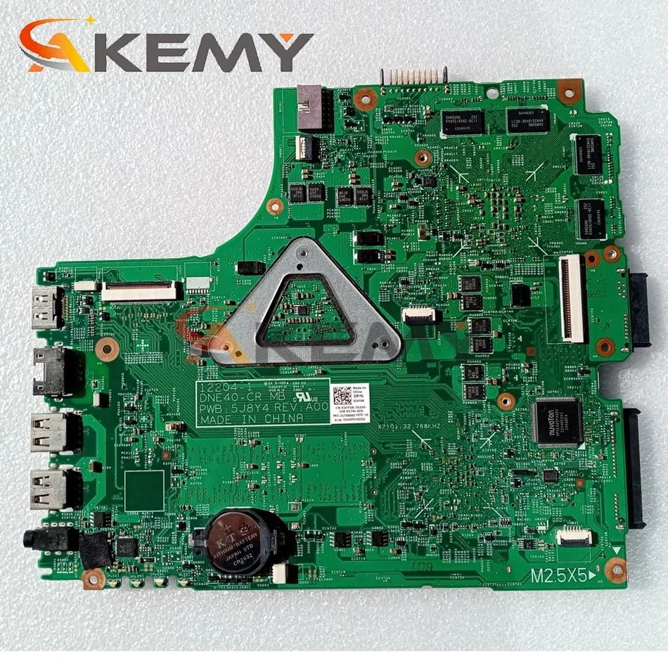 Материнская плата Akemy для ноутбука Dell Inspiron 3421 5421 материнская 12204-1 DNE40-CR 5J8Y4 W/ i5-3337U