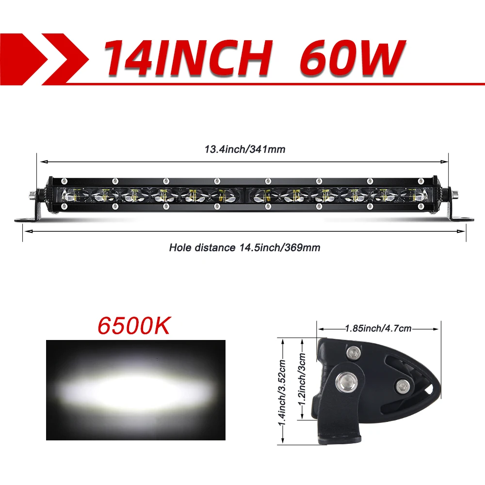 

CO LIGHT 6D 30W 60W 90W 120W 150W 180W 210W 240W Светодиодная рабочая панель Внедорожные светодиодные рабочие фары 12V 24V Светодиодная панель для Niva 4X4 ATV SUV
