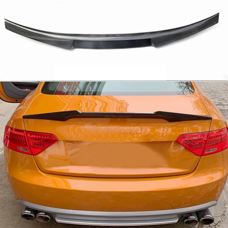 

M4 style A5 Carbon Fiber Rear Trunk spoiler wing for Audi A5 4Door 2010-2016