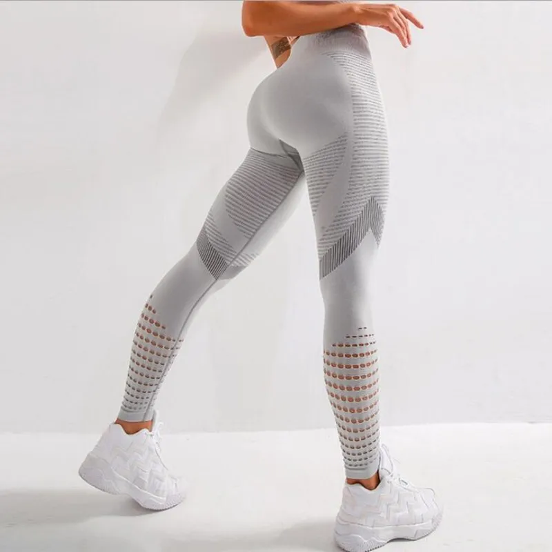 

Seamless Fitness Squat Leggings Women Push Up Activewear Leggins Mujer Knitting Workout Jegging Femme Training Push-up Leggings