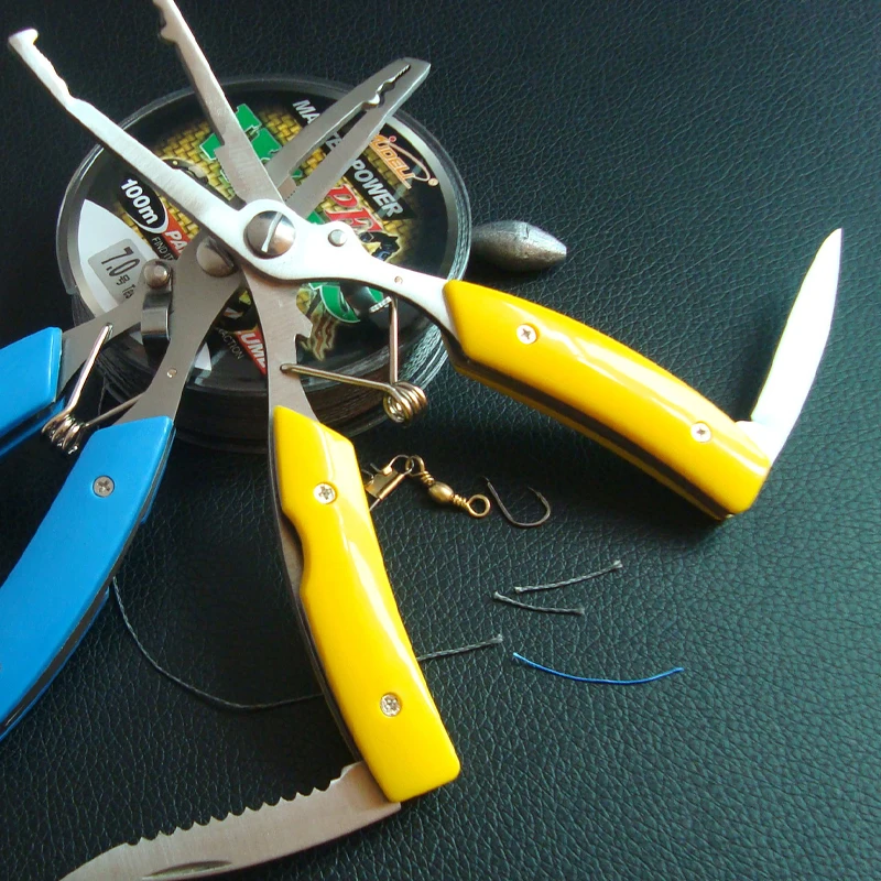 

Stainless Steel Fishing Pliers Wire Cutters Fishing Line Cutting Tool Remover Scissors Cutting Fish Pliers Outdoor Fishing Tools
