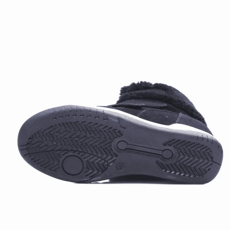 Модель 2019 года зимняя модная женская обувь на танкетке в стиле пэчворк из