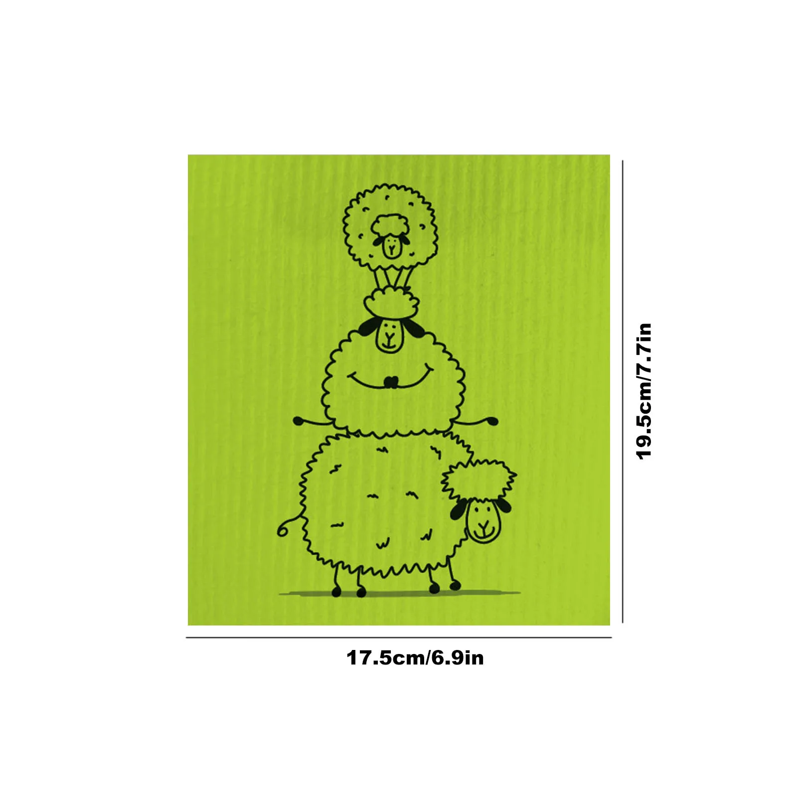 6 предметов Милые принты Зимние детские носки дизайн овечка многоразовые