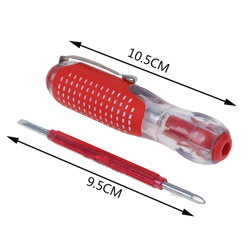 

100-220V Voltage Indicator Cross & Slotted Screwdriver Electric Test Pen Tool