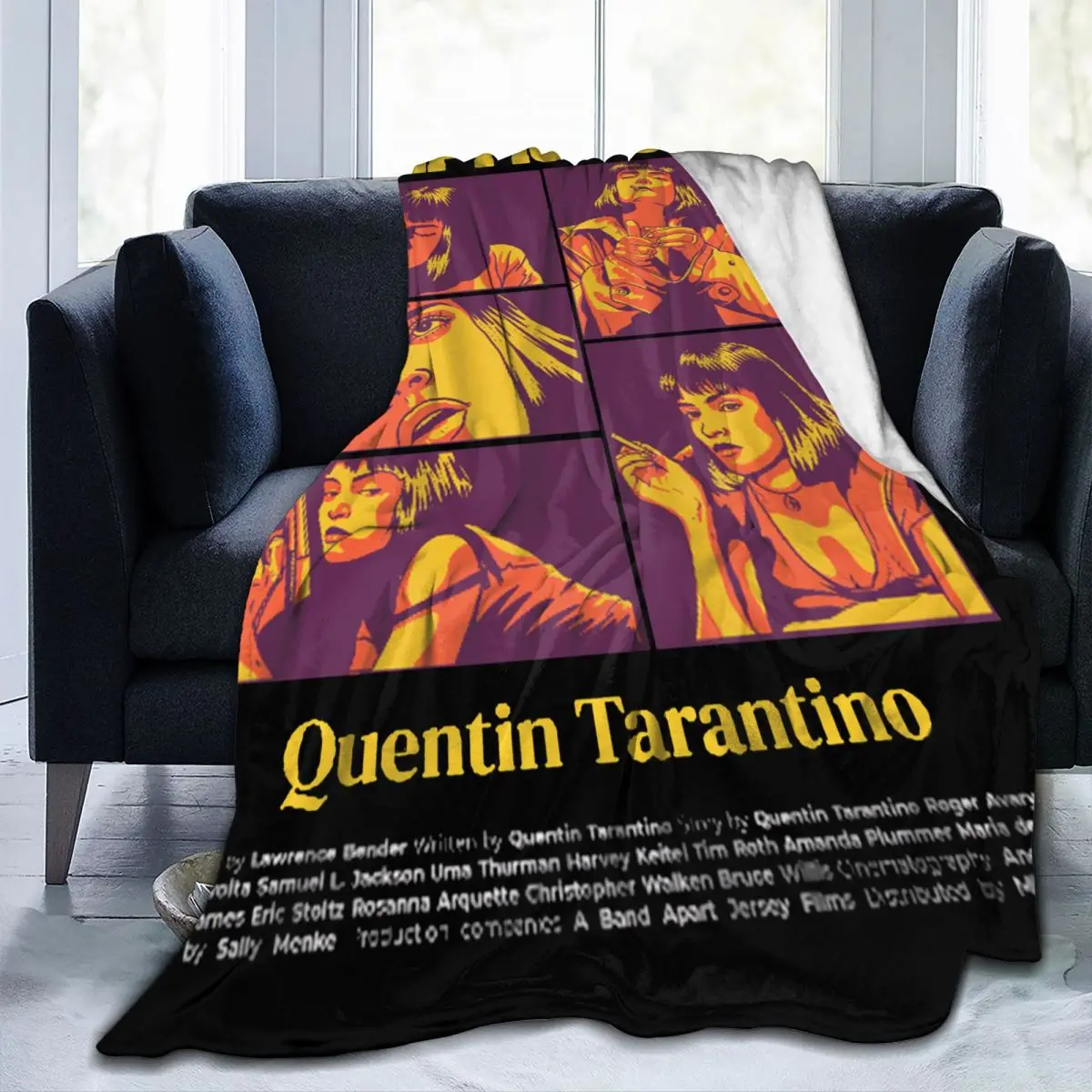 

Целлюлозно-фантастический вопрос Mia Wallace плед одеяло для декора комнаты теплое микро Флисовое одеяло плед подарки для детей