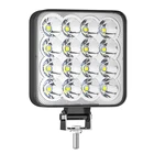 1 шт. 48 Вт квадратная ярсветодиодный светодиодная фара рабочее освещение для автомобиля SUV грузовика противотуманная фара для автомобильного ремонта кемпинга пешего туризма альпинизма