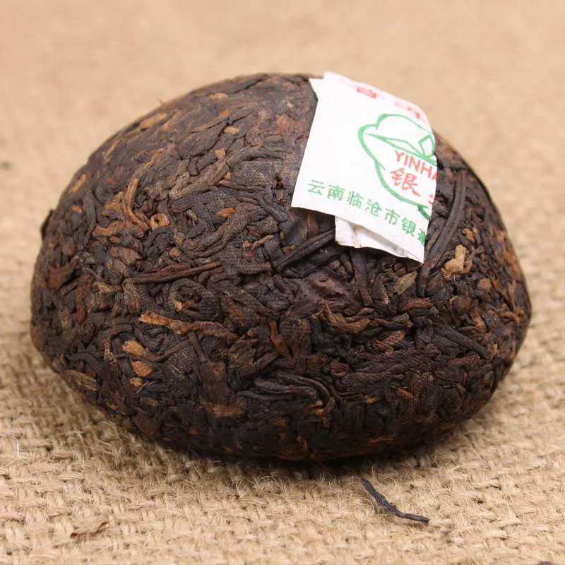 

2012 Year Lincang Yin Hao Pu-erh Tuo Shu Cha Ripe Bowl Tea 500g * Lincang Yinhaotuo Tea Yunnan Specialty Arbor Tea 5 X 100g