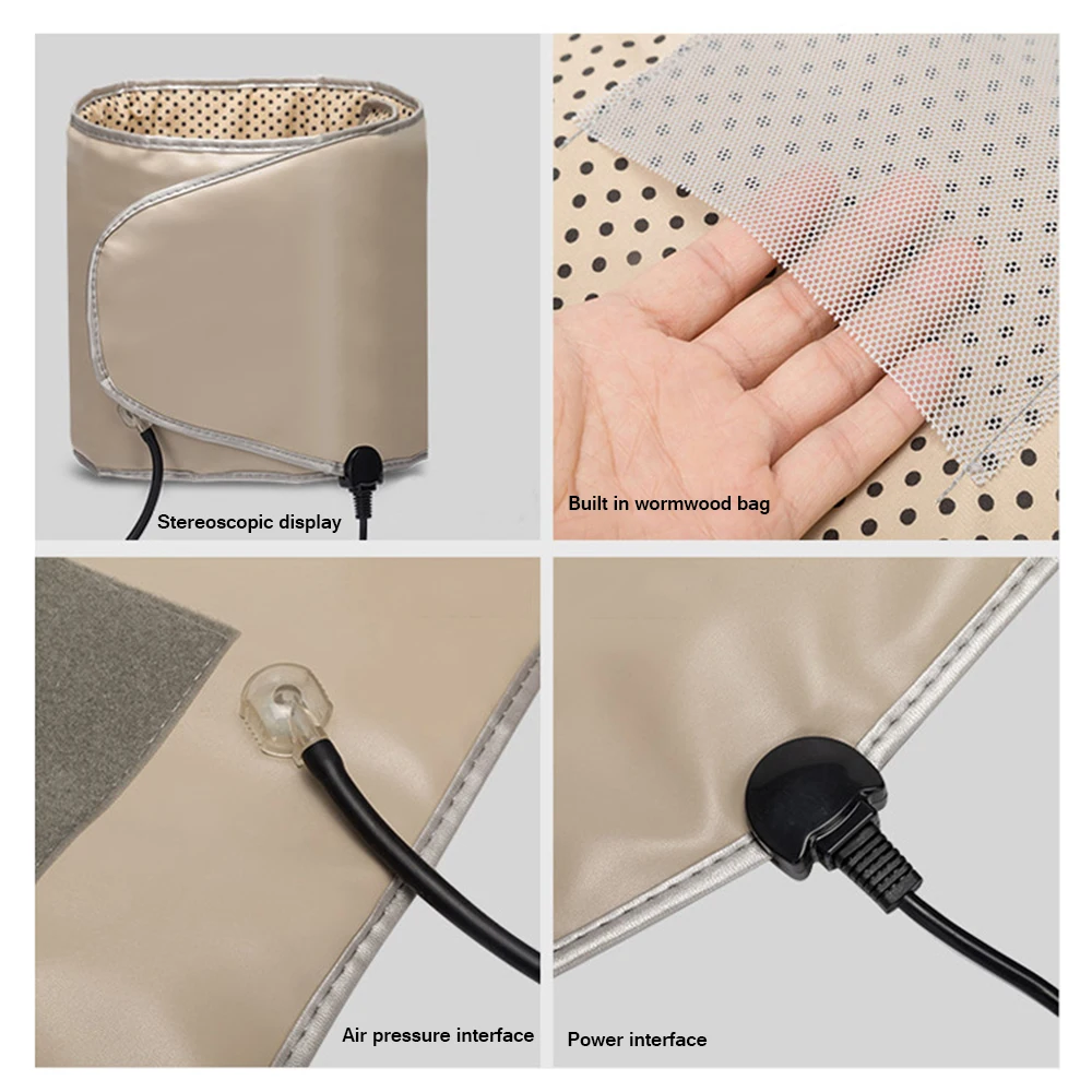 

Electric Body Vibrating Slimming Belt Heat Function Massage Full Body Massager Weight Loss Rejection Fat Burning Machine