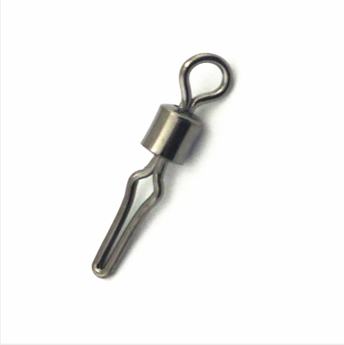 50 шт./лот рыболовный Поворотный соединитель крючка из нержавеющей стали