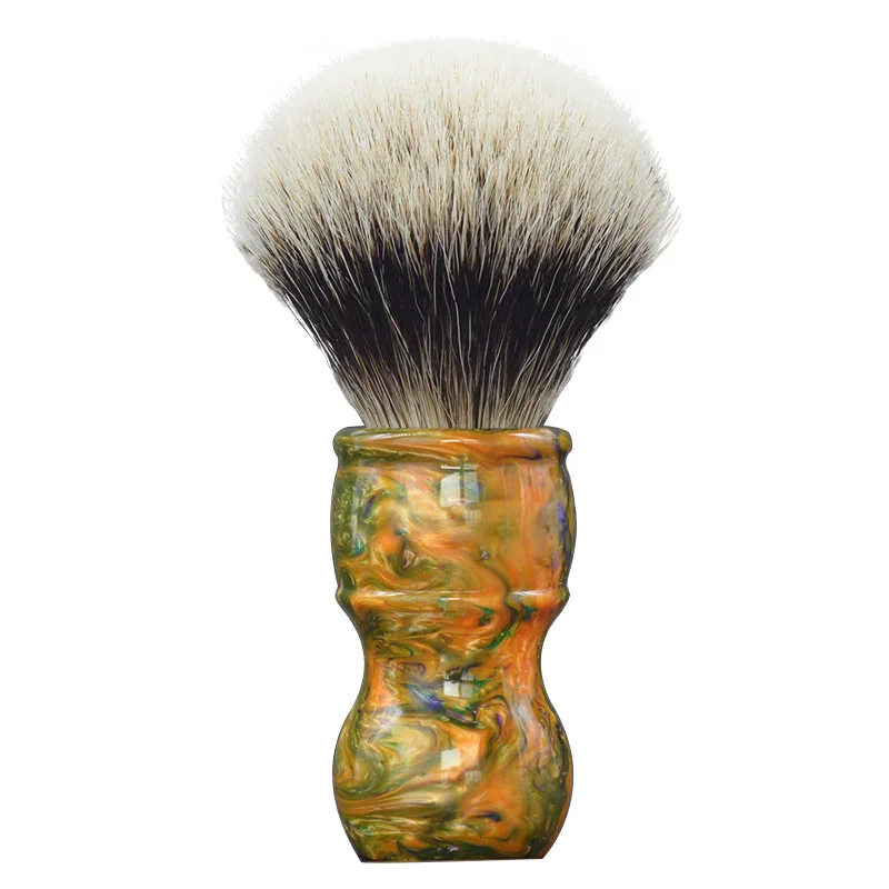 

smetic 24mm Galaxy resin handle 2 band badger hair shaving brush for man shave