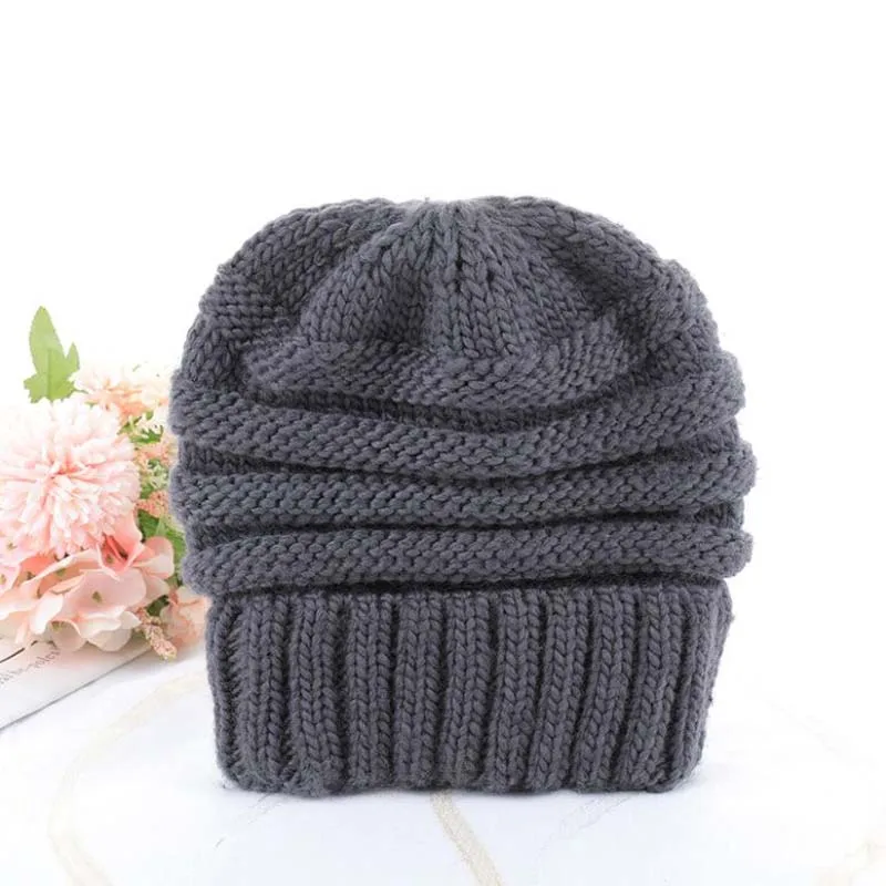 Новое платье в полоску с отворотами вязаная шапка осень-зима шапки для мужчин и