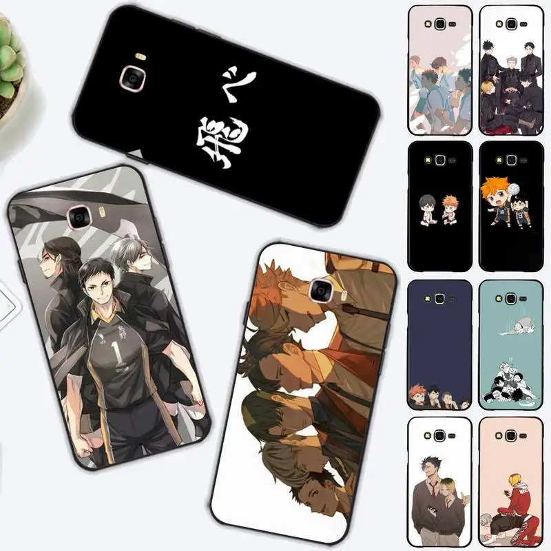 

Anime Haikyuu volleyball Phone Case for Samsung J 2 3 4 5 6 7 8 prime plus 2018 2017 2016 core