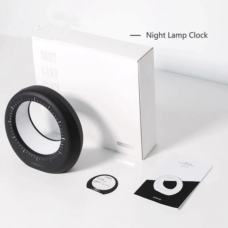 Светодиодный будильник на луну с usb зарядкой сенсорный датчик прикроватный