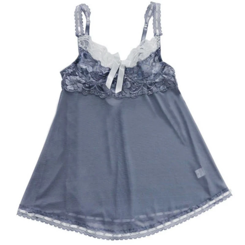 

New Women's Nightgowns Lady Sexy Nightie Lingerie Sleepwear Satin Lace Nightwear Women Home Clothes