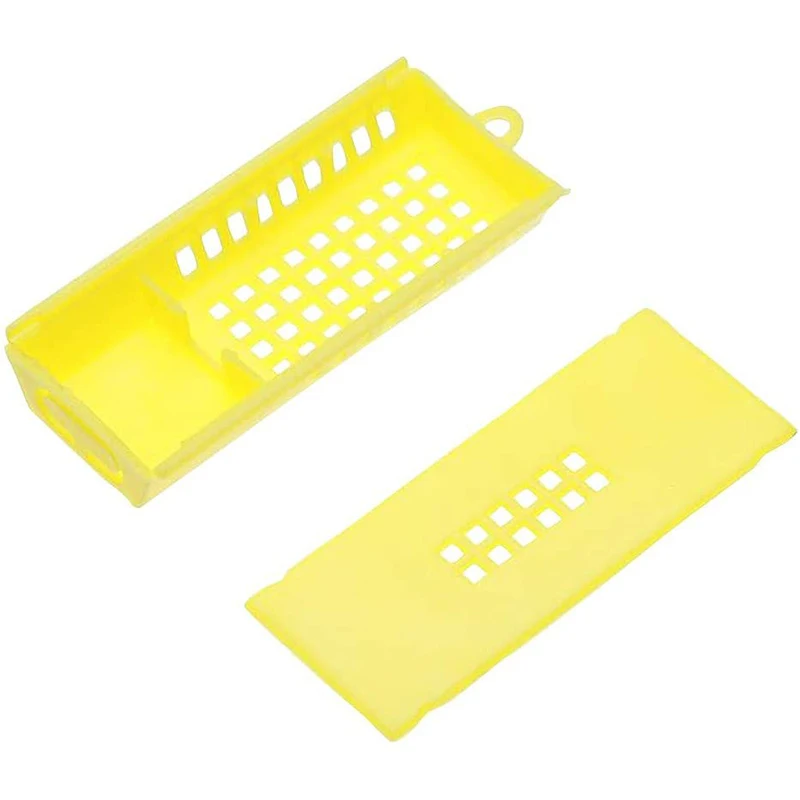 100 Pcs Bee Tools Beekeeping Transport Cages Queen Hive Yellow Isolated Cage | Дом и сад