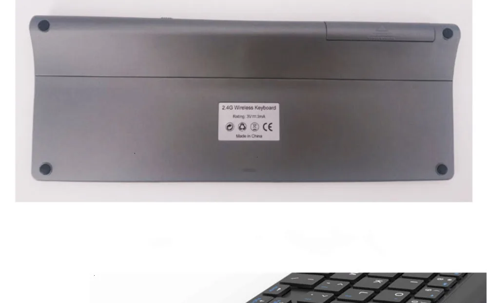 USB 2,4G Беспроводная клавиатура для ноутбука настольного компьютера Smart tv номер тачпад цифровая клавиатура для Android Windows