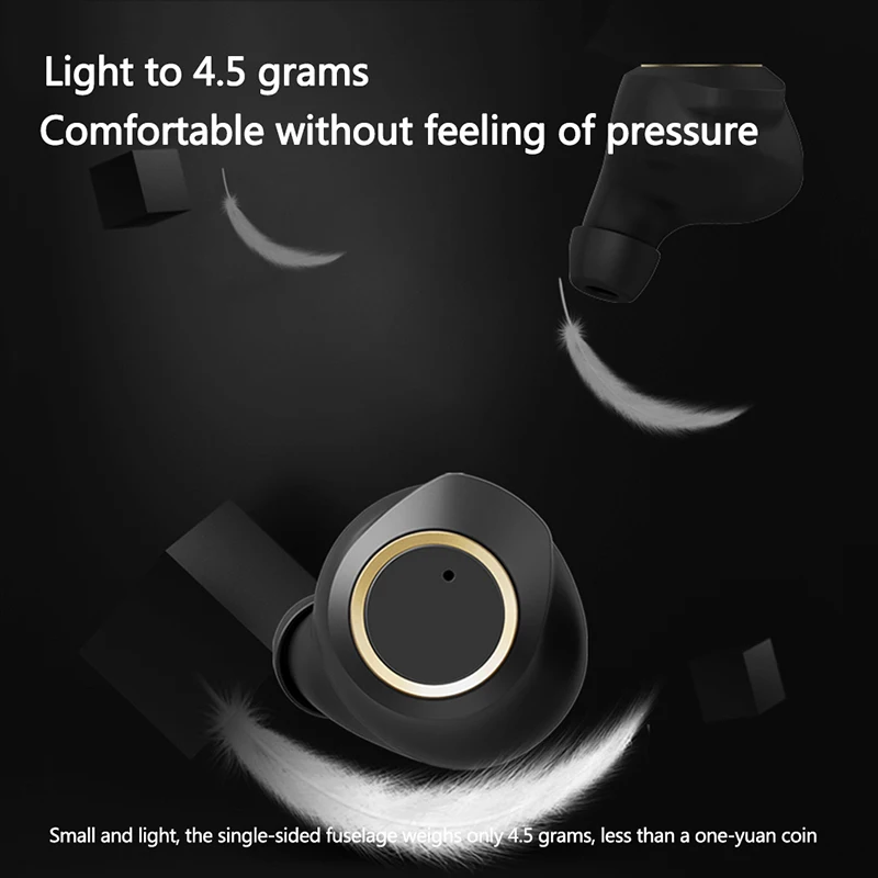 

Wireless In-ear Bluetooth 5.0 Headset Portable Sport Earphone Noise Reduction Tws Touch Multifunctional Waterproof Durable