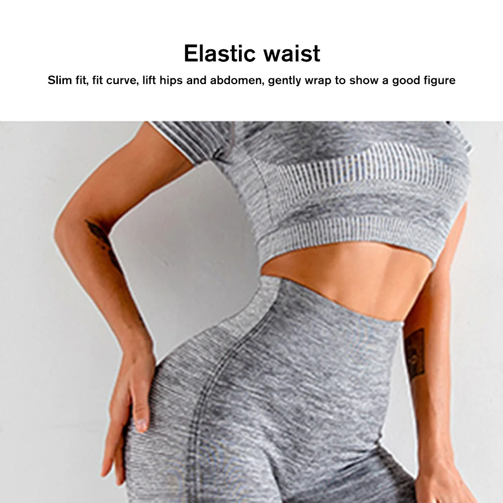 

Yoga Pants Sexy 2pcs Camouflage Shockproof Exercise Stretch Workout Women Clothing Yoga Set Soft Charming Running Sports Pants