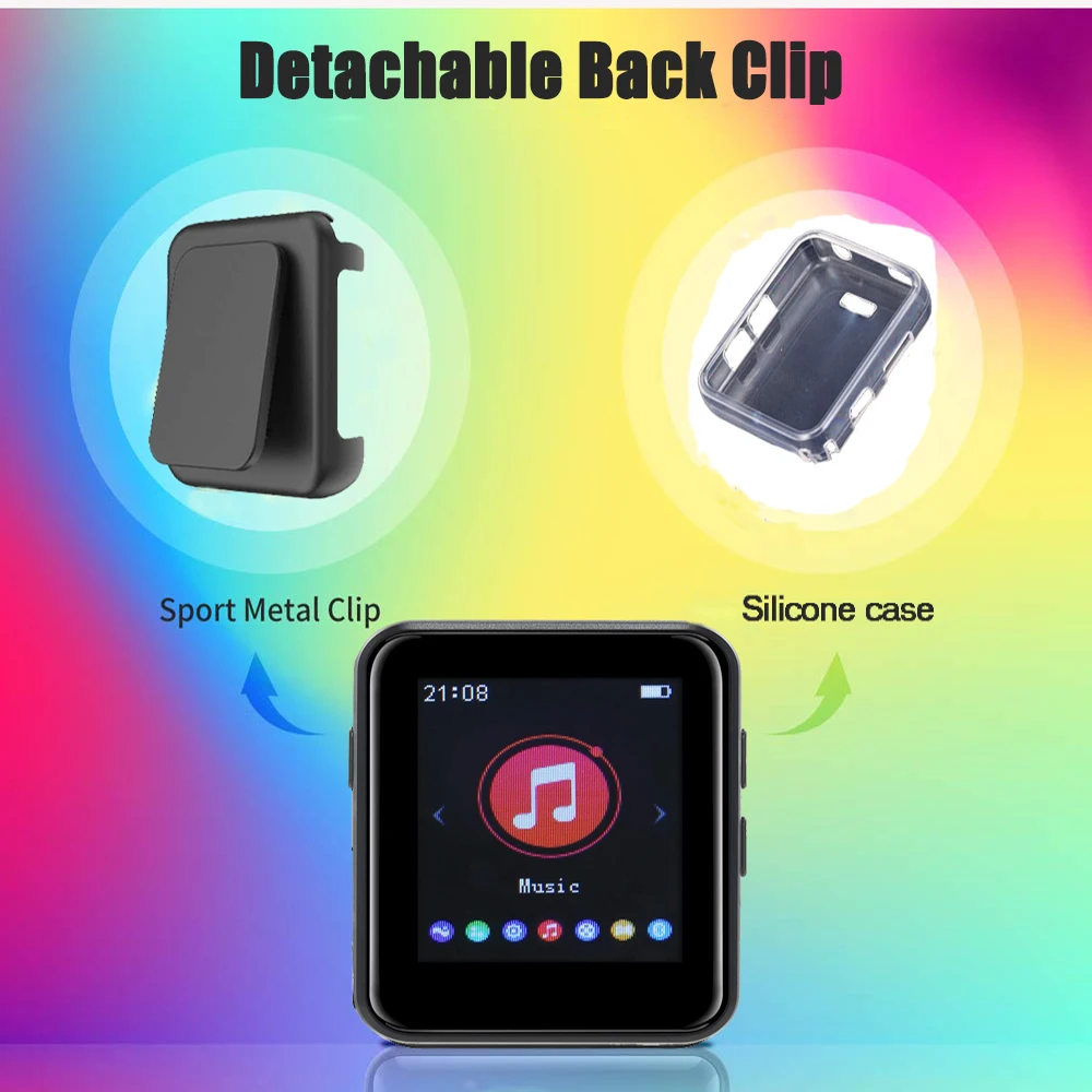 Mp3 плеер 2021x16 ГБ с сенсорным экраном Bluetooth 4 2 FM радио и наушниками|MP3-плееры| |
